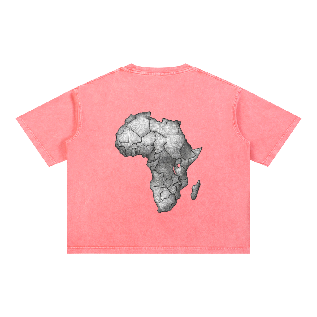Mineral Wash Boxy Cotton T-Shirt