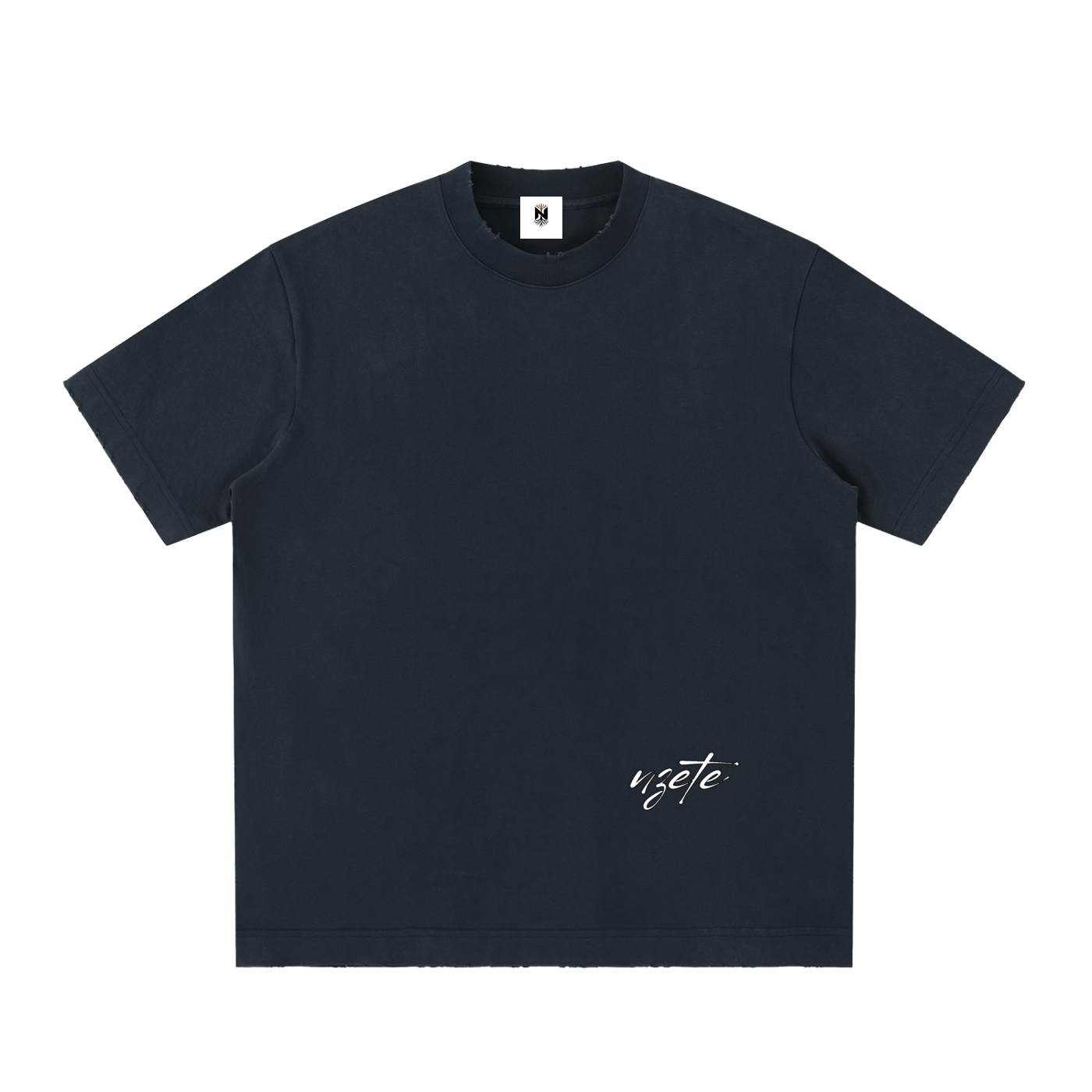 Heavyweight Vintage Washed Frayed T-Shirt