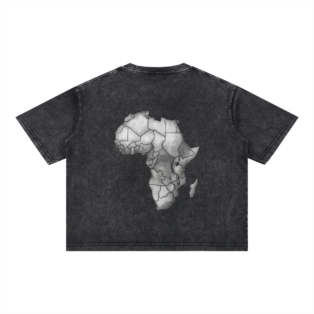 Mineral Wash Boxy Cotton T-Shirt