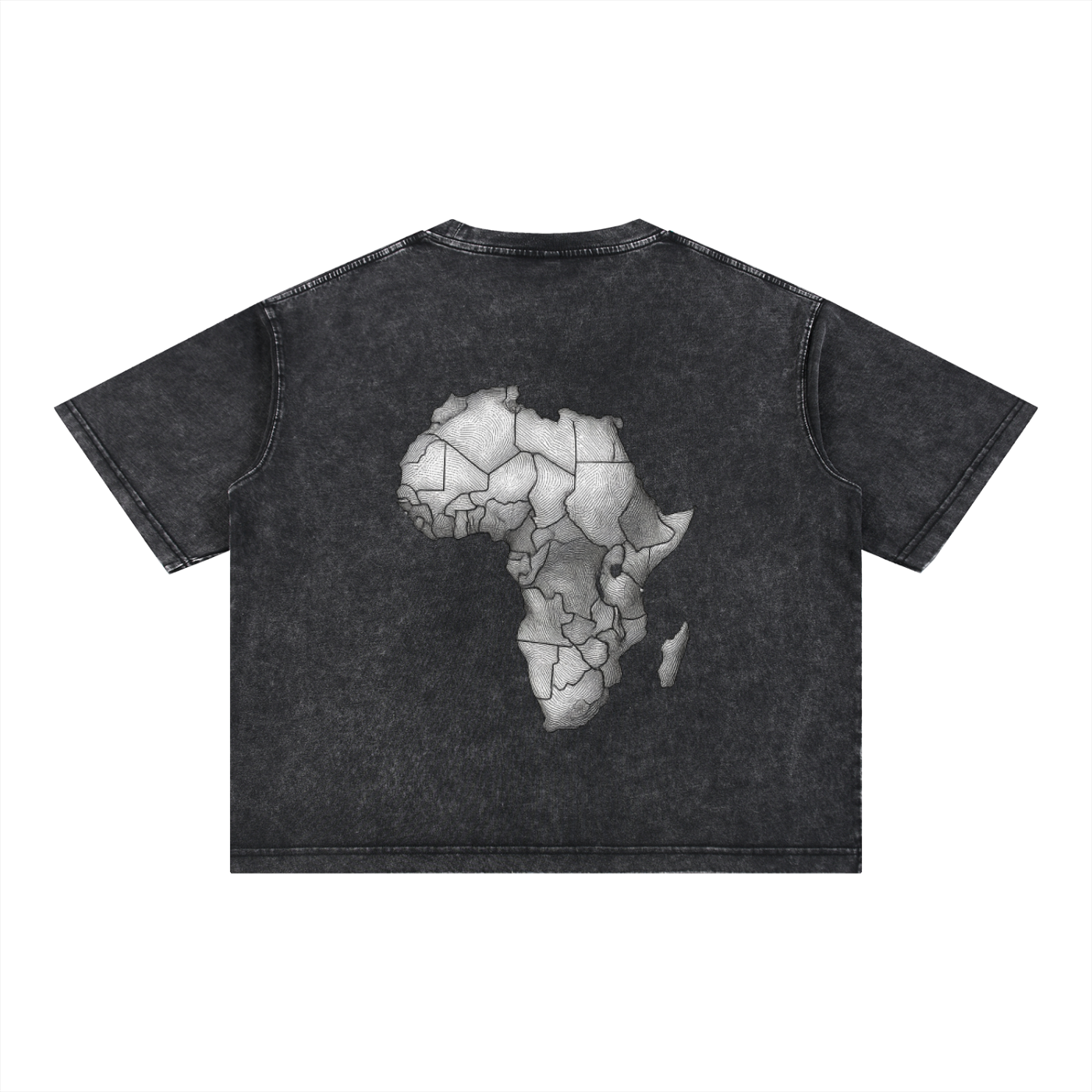 Mineral Wash Boxy Cotton T-Shirt