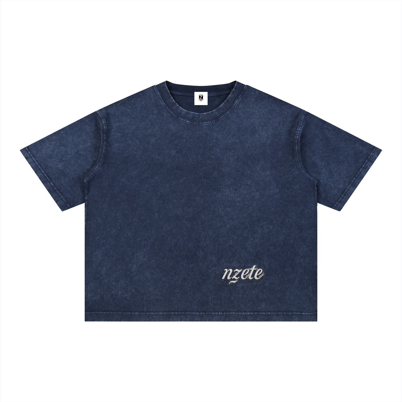 Mineral Wash Boxy Cotton T-Shirt