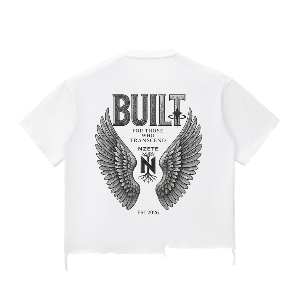 Snow Wash Raw-Hem Boxy T-shirt