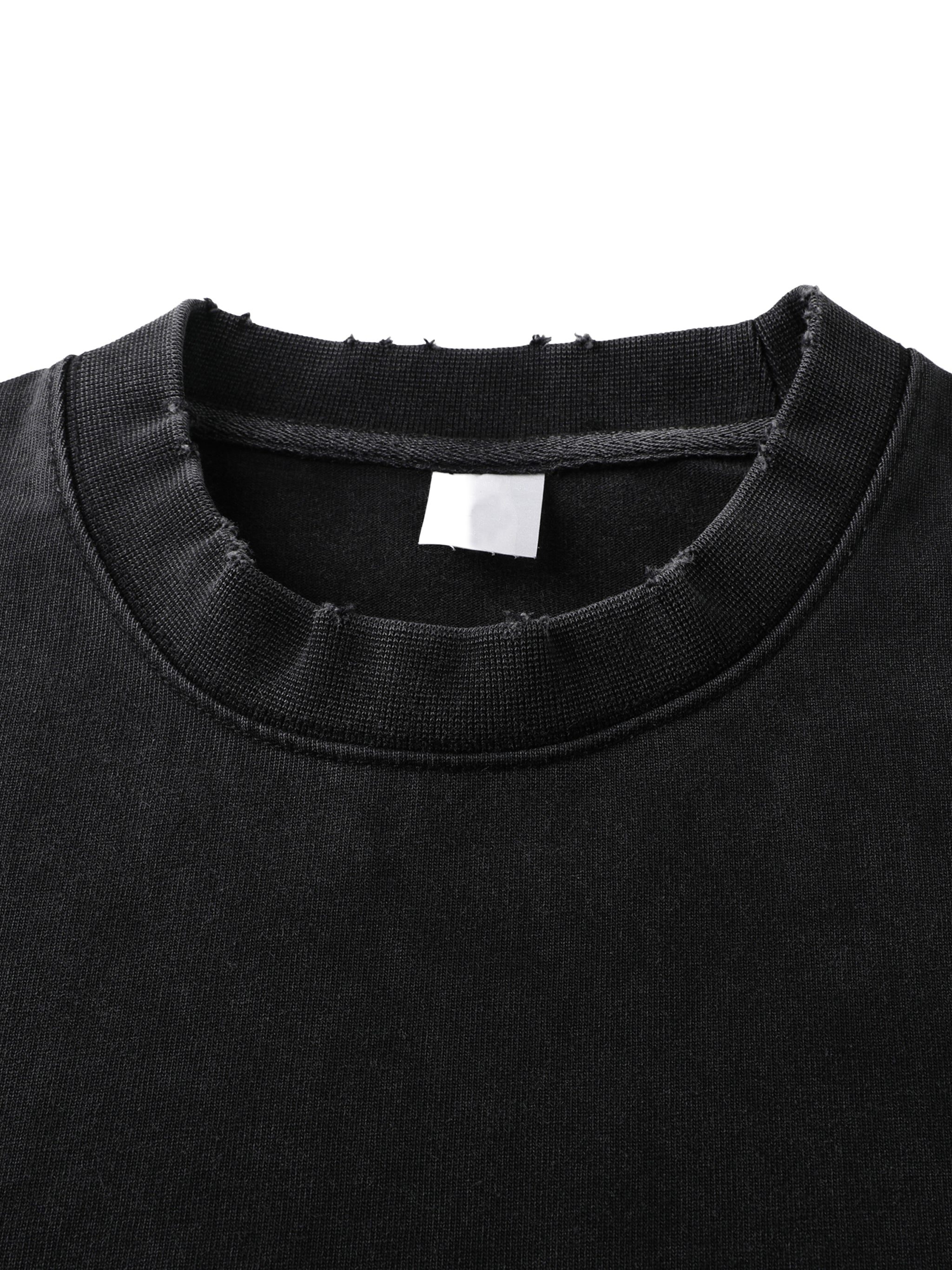 Heavyweight Vintage Washed Frayed T-Shirt