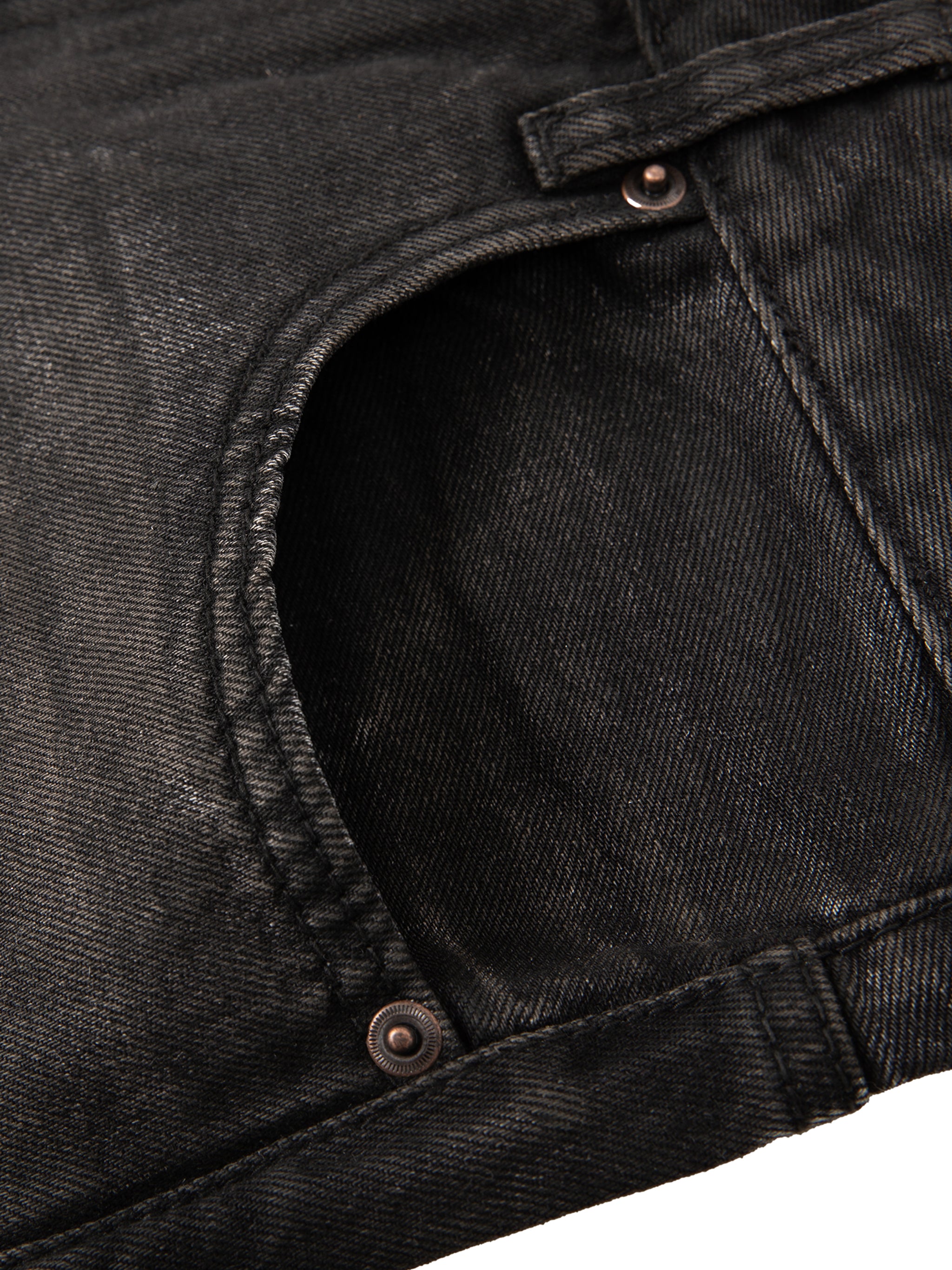 Vintage Wash Heavyweight Denim Jeans