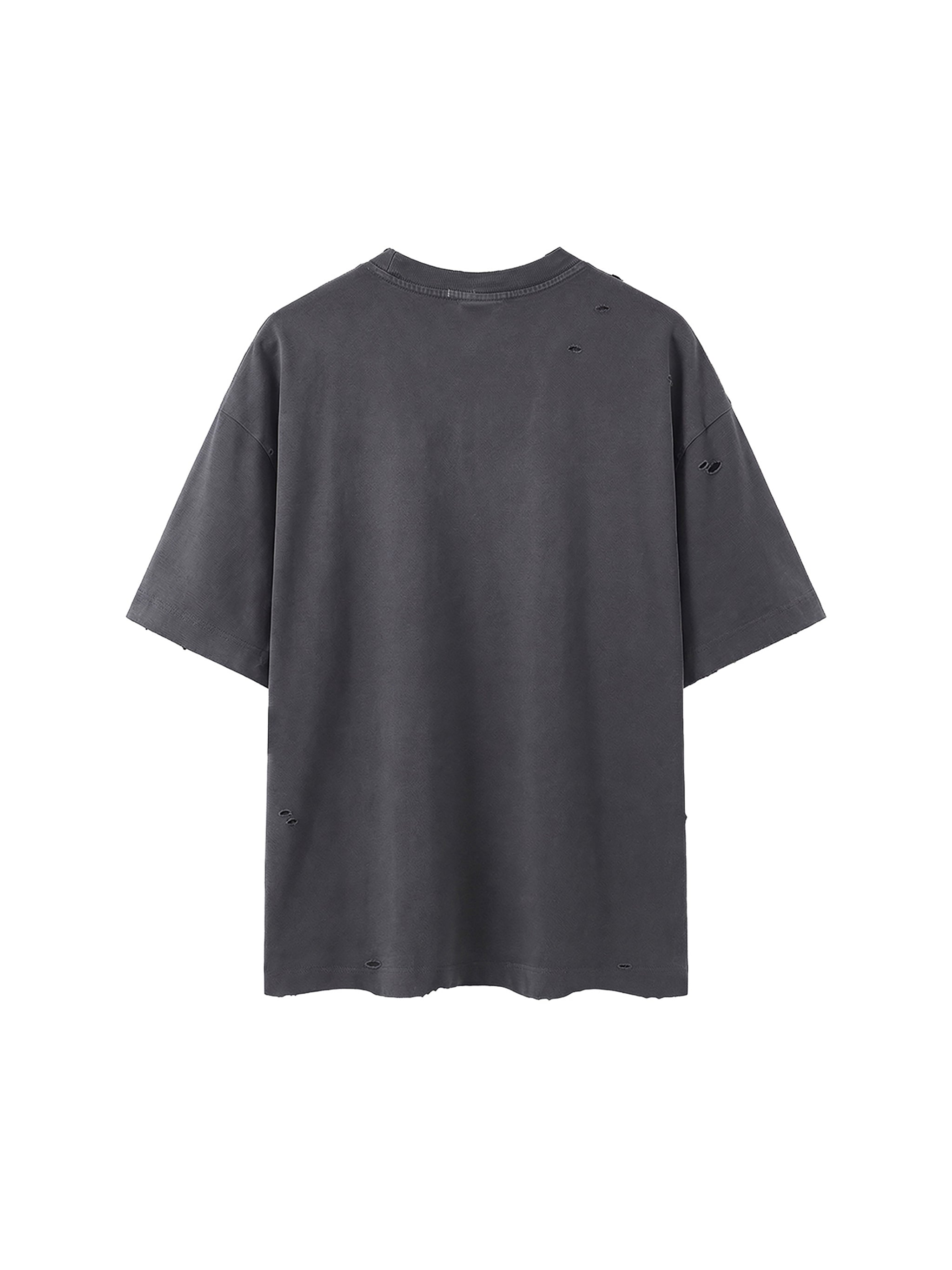 Vintage Washed Distressed Boxy Oversized T-Shirt