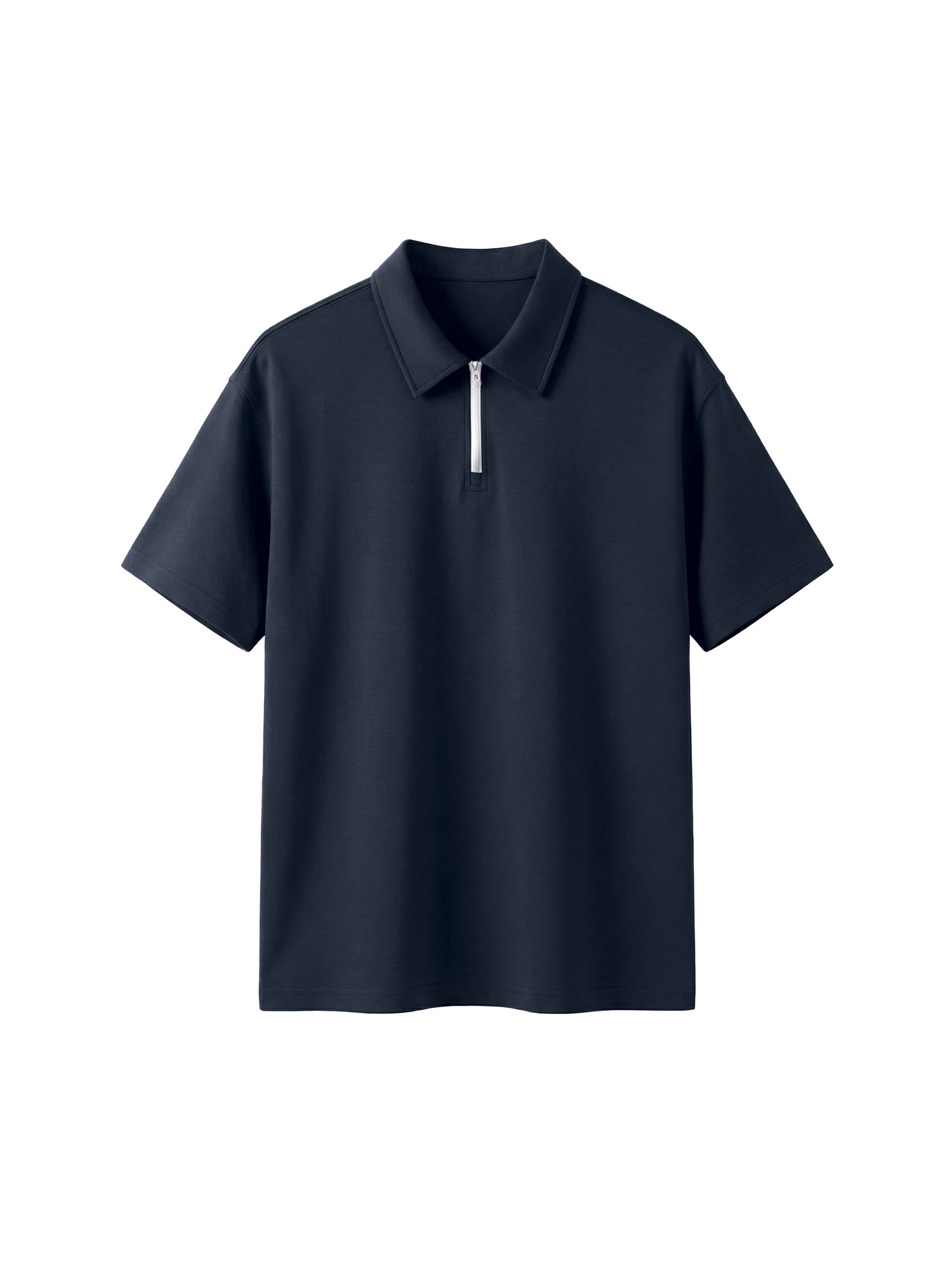 Unisex Quarter-Zip Polo Shirt
