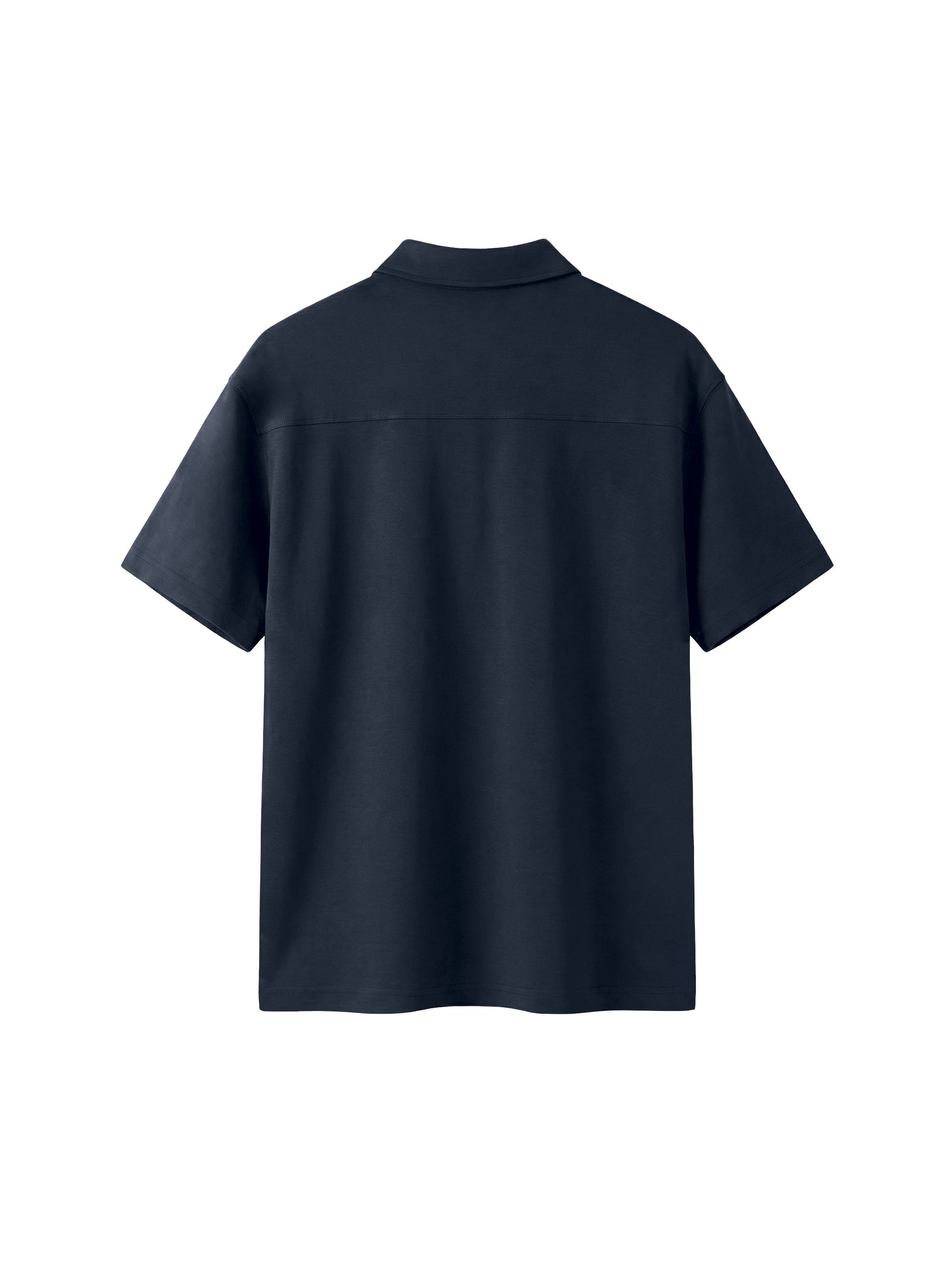 Unisex Quarter-Zip Polo Shirt