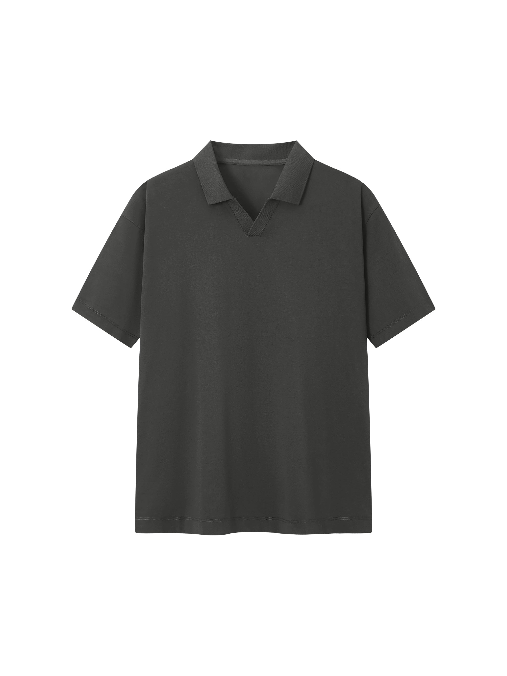 Men's Drop Shoulder Polo Shirt