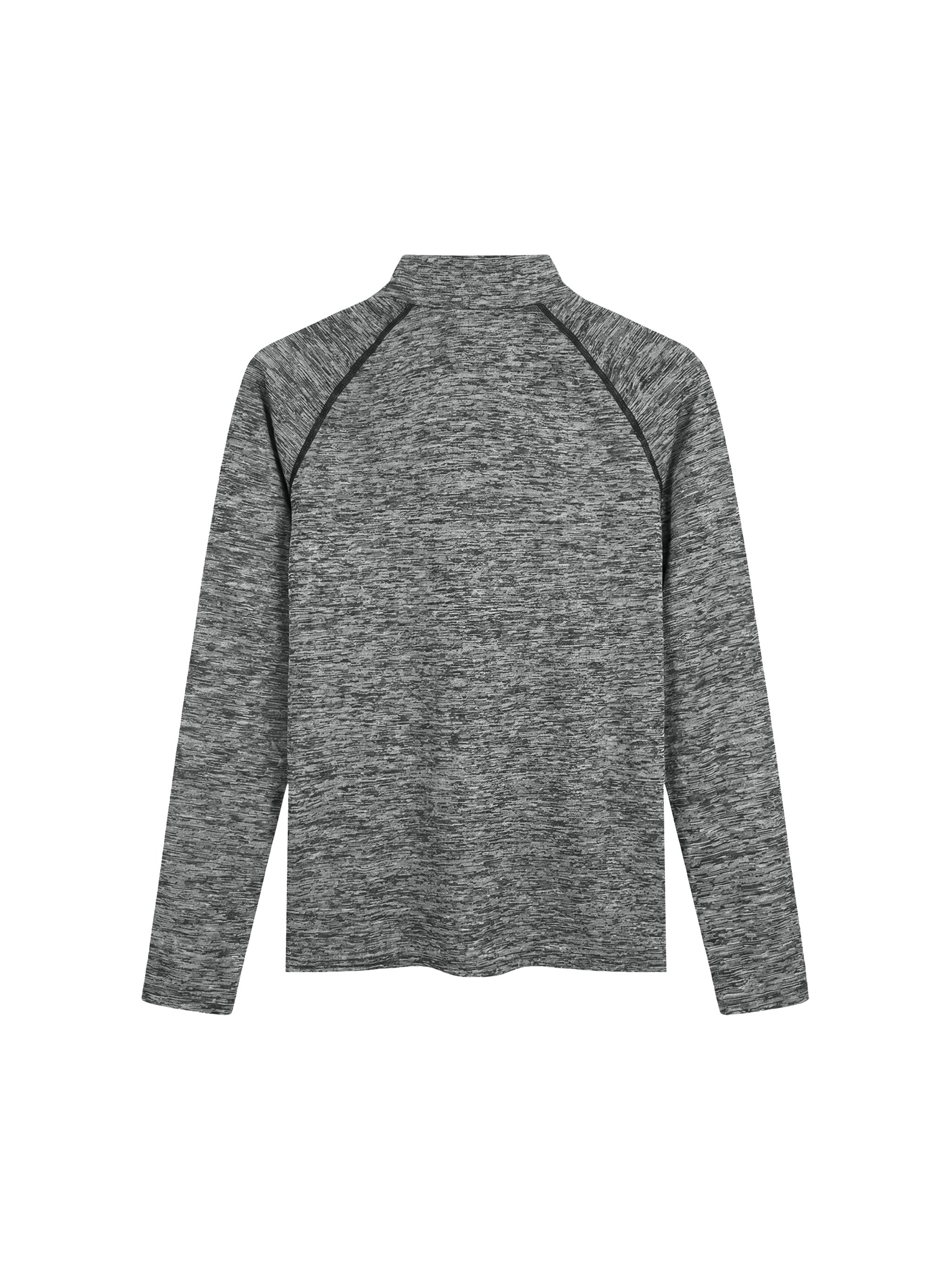 Men's Quarter-Zip Performance Long Sleeve T-Shirt